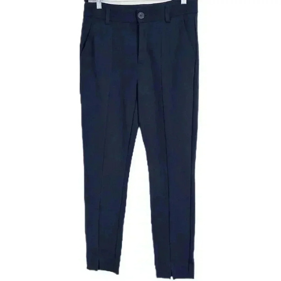 Cabi Womens Pants 6 Navy Blue High Waisted Slim Straight Stretchy Fall 1509 - Picture 3 of 7